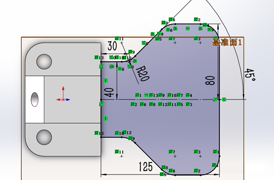 SOLIDWORKS基準(zhǔn)面上繪制草圖